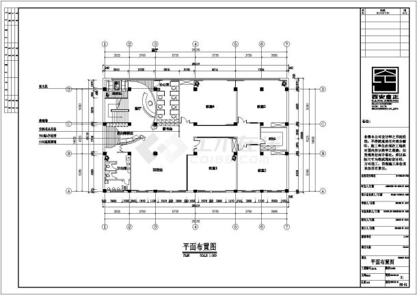 安徽省合肥高新区园景天下小区蒙特梭利国家幼儿园CAD平面图（含效果图 ）-图二