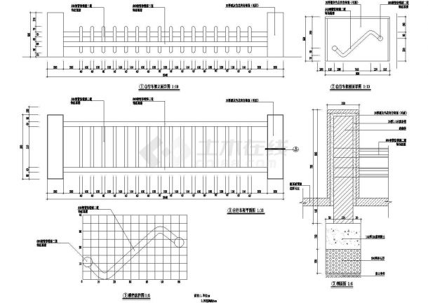 停车场地CAD图纸——景观施工图分类细部大全-图二