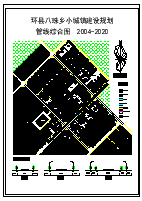 环县八珠乡规划设计施工CAD图纸-图二