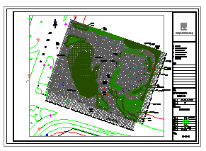 某生态园庭院绿化设计全套施工图-图二