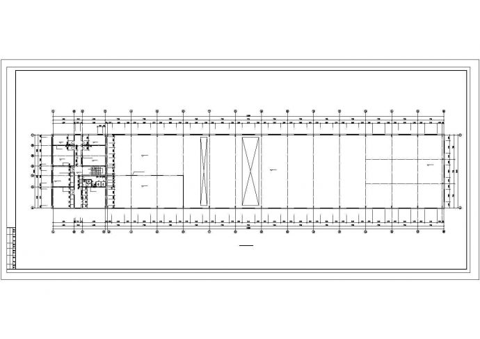 某多层检修车间设计cad建筑施工图（含结构设计，31图）_图1