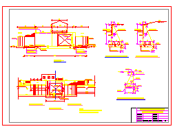 某地区引水工程配套建筑剖面CAD图纸_图1