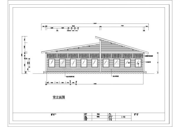 某长17.42米 宽11.4米 一层木质儿童活动室建筑CAD设计-图一