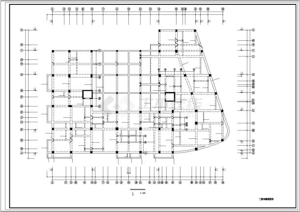 8层异形柱框架住宅楼结构施工图【全套】-图一