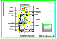 杭州深蓝广场D型样板装修设计cad施工图纸