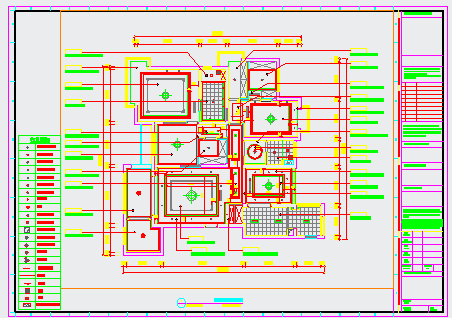阳光国际样板房详细装修设计cad施工图(欧式)-图二