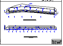 河道改造工程-双层河道标准断面图纸-图二