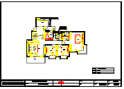 现代米黄风格家装设计cad施工图附效果图_图1