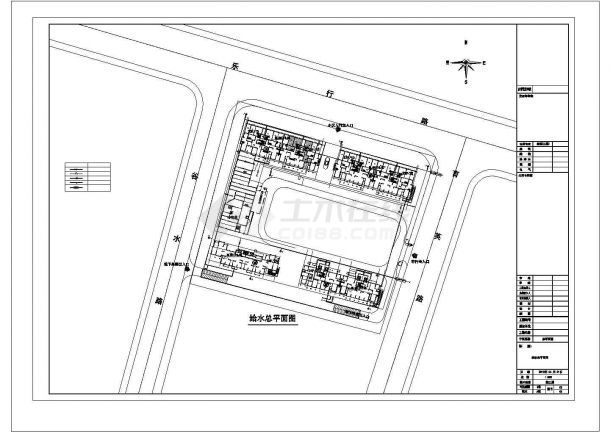 [安徽]超高层商住小区给排水施工图（含设计说明 图例）-图一