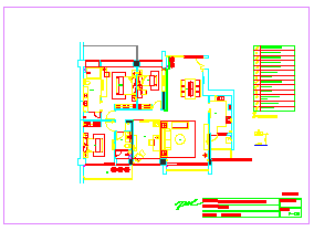 深圳中信红树湾3栋D户型样板房装修设计cad图纸（施工图及实景）-图一