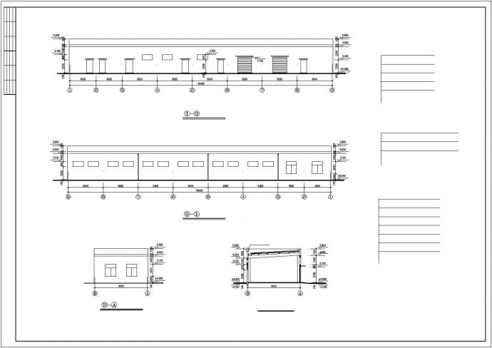 单层材料公司综合仓库建筑设计图_图1