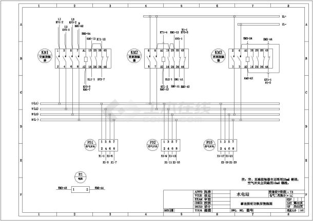 【上海】大型事故照明接线电气施工图-图一