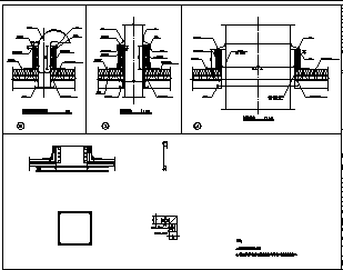 某钢结构车间屋顶节点设计cad图纸_图1