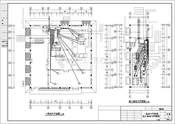 593.4平方米锅炉房电气施工设计图-图二