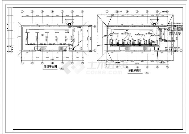 油库综合泵房电气CAD规划参考图-图一
