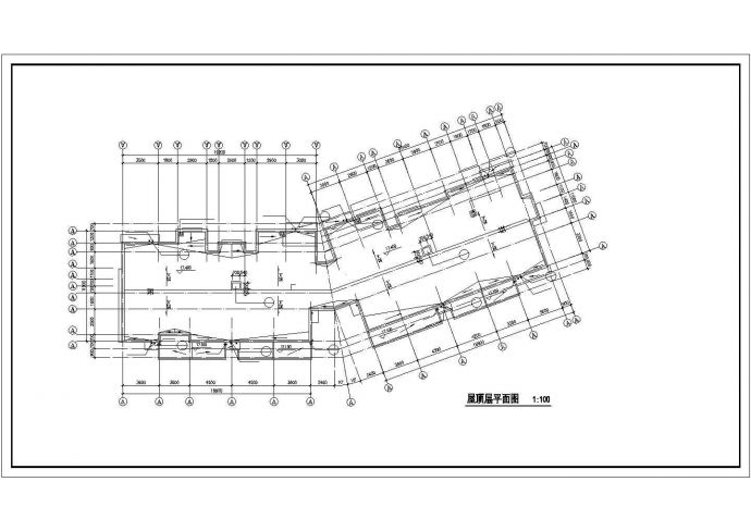 咸阳市春福里小区2650平米6层砖混结构住宅楼全套建筑设计CAD图纸_图1