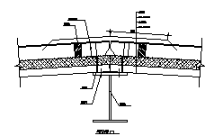 某屋脊节点设计cad图，含三个方案设计_图1
