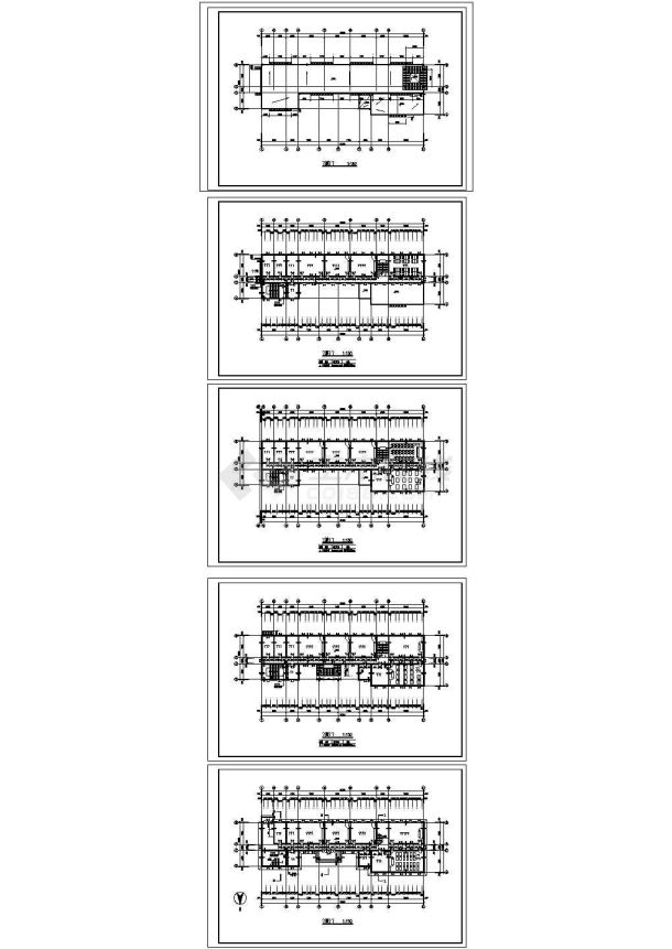 某地方学校全套建筑方案详图-图一