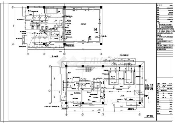 某锅炉房设计CAD完整结构详细施工图纸-图二