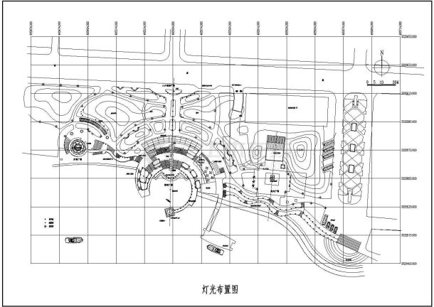 某滨水CAD构造完整设计施工图纸港湾局部-图一