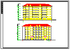 【5层】住宅楼全套cad设计图 （2000~3000平，含计算书，建筑图，结构图）-图一