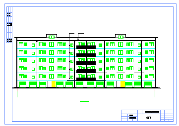 【6层】3000平米六层框架住宅楼cad设计底层为车库（计算书、建筑、结构图）_图1