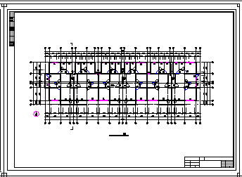 【6层】6000平米六层框架住宅楼cad设计图（计算书、建筑、结构图）_图1