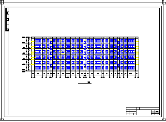 【6层】6000平米六层框架住宅楼cad设计图（计算书、建筑、结构图）-图二
