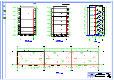 【7层】4320平米七层框架住宅楼cad设计图（计算书、建筑、结构图）-图二