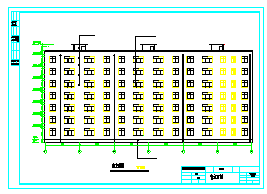 【7层】4000平米左右七层框架结构住宅楼cad设计图（全套图纸及计算书）_图1