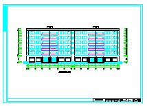 【7层】商住楼全套cad设计图(4436平，含计算书、建筑图，结构图)-图一