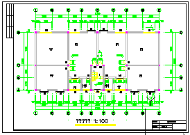 【10层】花园钢结构住宅楼全套cad设计图(含计算书、建筑图，结构图)-图一