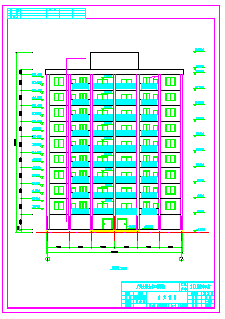 【10层】框剪结构住宅楼全套cad设计图（含计算书，建筑图，结构图）-图一