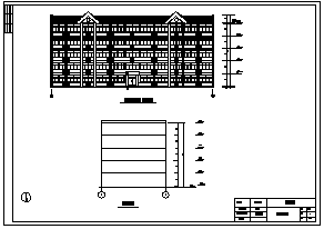 4109平米五层砖混宿舍楼cad毕业设计（计算书、概预算、施组、部分图纸）-图一