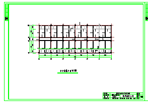 4406平米六层框架宿舍楼cad设计图（计算书、建筑、结构图）-图一