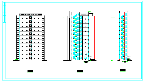 7940.81㎡11层剪力墙单身公寓cad毕业设计（结构计算、预算、建筑、结构图、施组）-图二