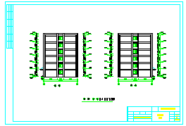 某6层宿舍楼全套cad设计图（4000~5000平，含计算书，建筑图，结构图）-图一