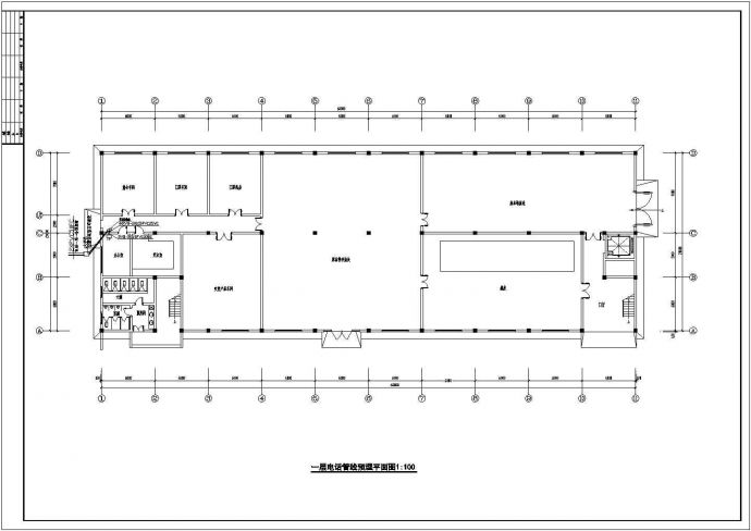 完整的某工厂电气CAD参考图_图1