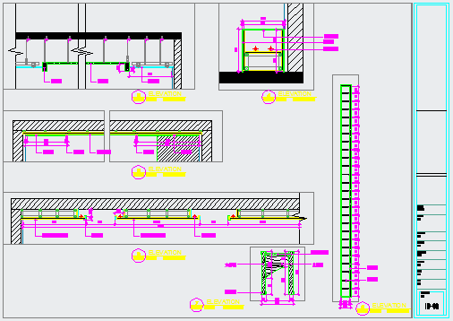 某足浴城休闲桑拿spa会所CAD构造完整设计大样图_图1