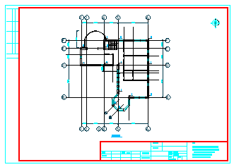 某二层别墅结构设计cad施工图含效果图-图一