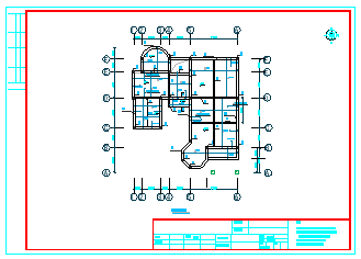 某二层别墅结构设计cad施工图含效果图-图二