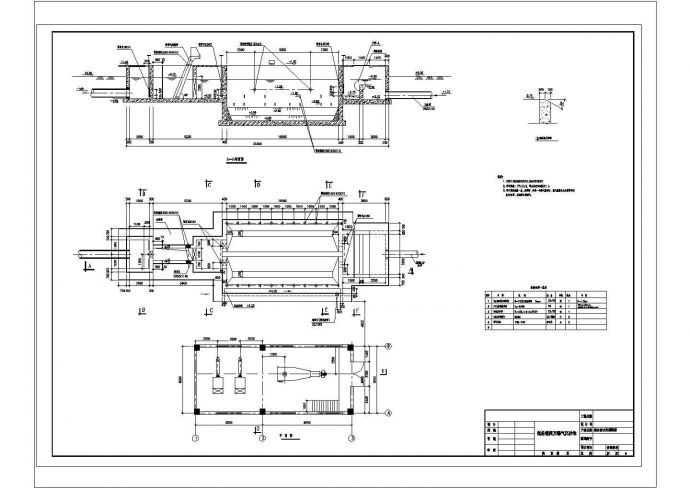 某小型工厂综合废水处理回用设计CAD环保完整图纸_图1