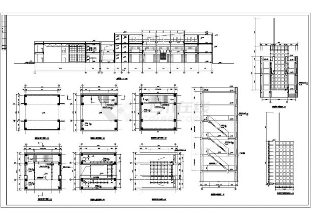 某艺术中心建筑CAD设计完整大样施工图-图二
