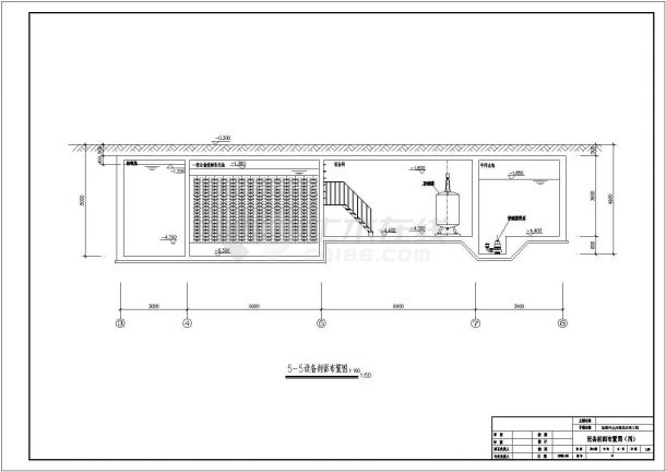 沈阳市某医院污水处理及回用图纸CAD大样环保设计图纸-图二