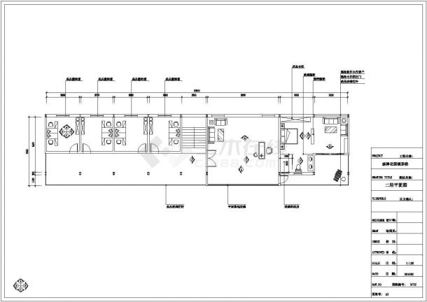 某花园镇度假村茶楼CAD大样完整施工设计图纸-图二