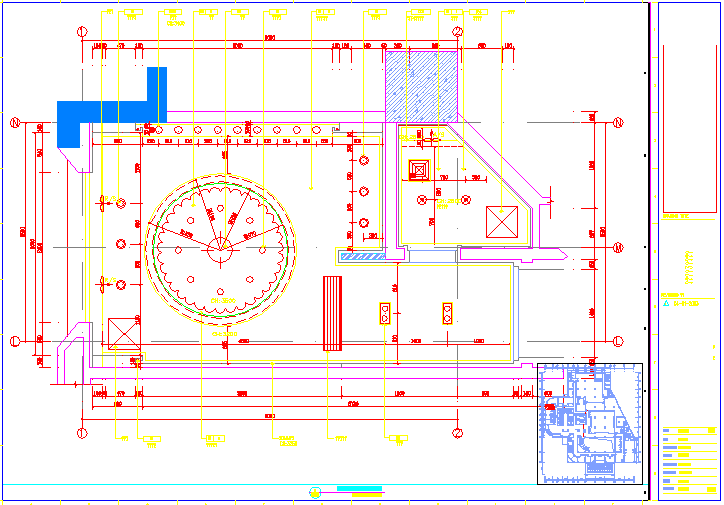 某中式餐厅CAD全套设计构造立面图