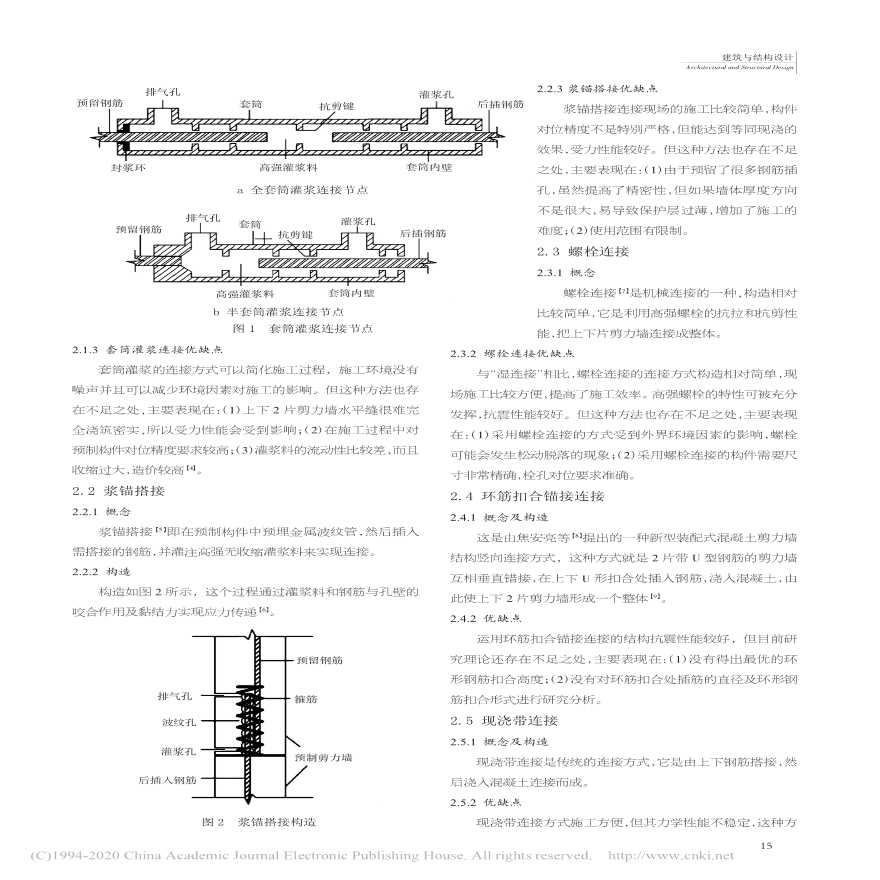 装配式混凝土剪力墙结构连接方式研究-图二