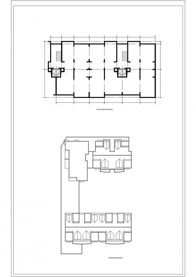 上海市景龙花园小区1万平米12层框架结构住宅楼设计CAD图纸（含总图）_图1
