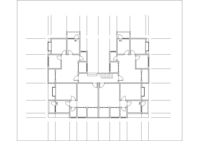 济南市锦翠花园小区7层砖混结构住宅楼全套建筑设计CAD图纸_图1