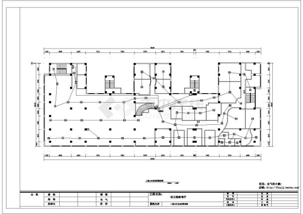 某长69.22米 宽26.64米 连云港咖啡厅CAD室内设计装修方案-图一